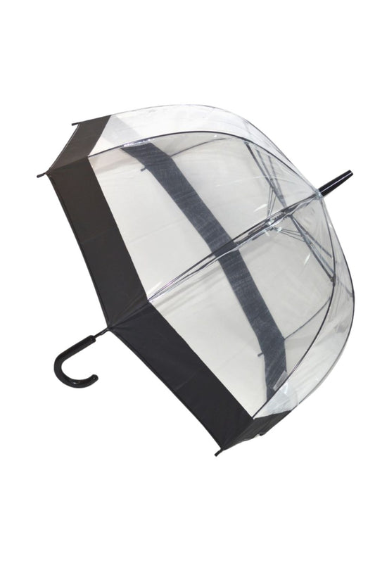 SOAKE CLEAR DOME UMBRELLA BLACK