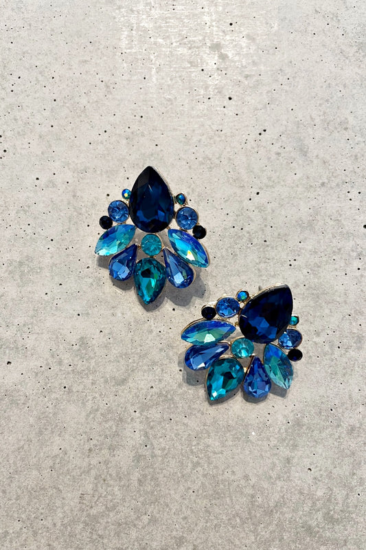 COCKTAIL HOUR EARRINGS BLUE