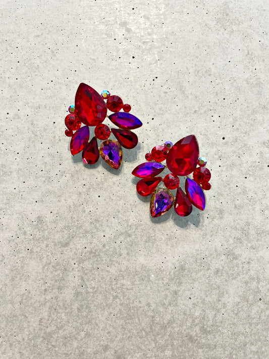 COCKTAIL HOUR EARRINGS PINK + VIOLET