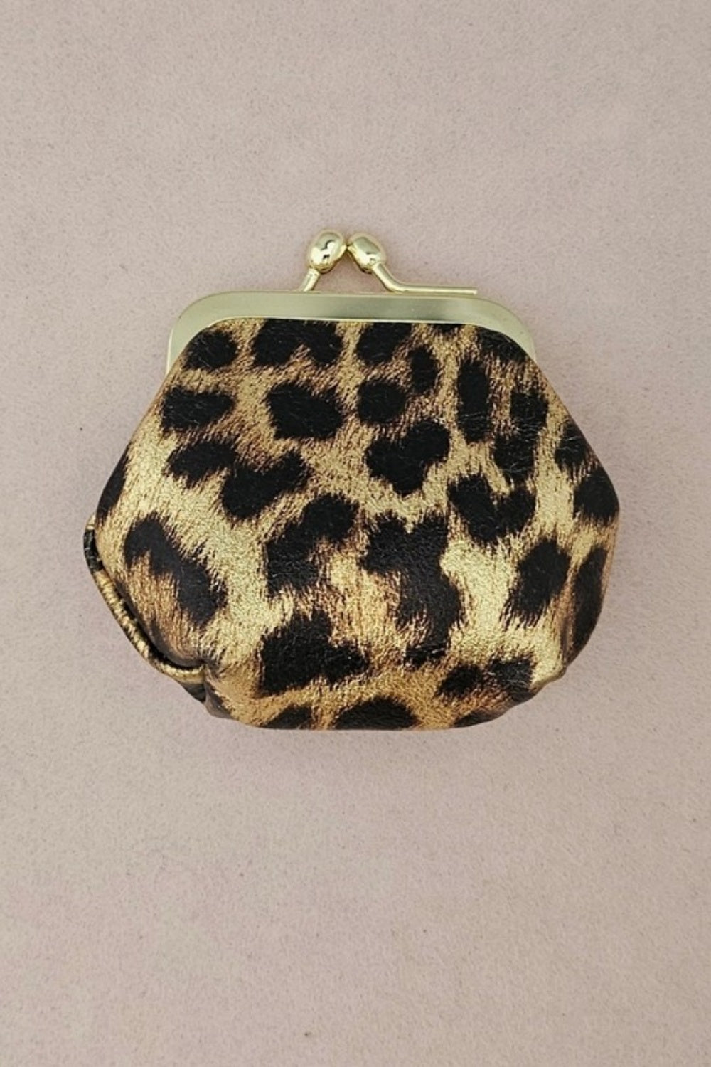BEBE COIN PURSE LEOPARD