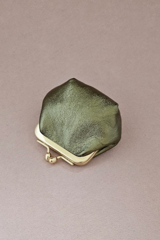 BEBE COIN PURSE OLIVE