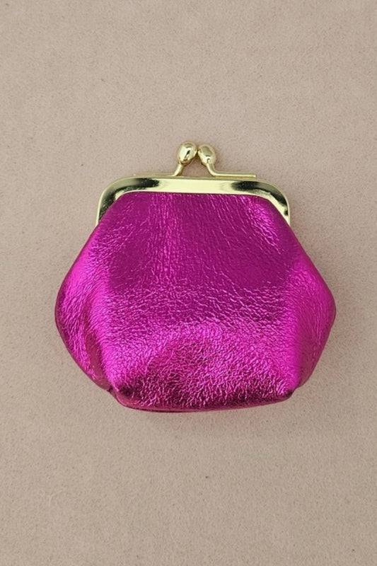 BEBE COIN PURSE PINK