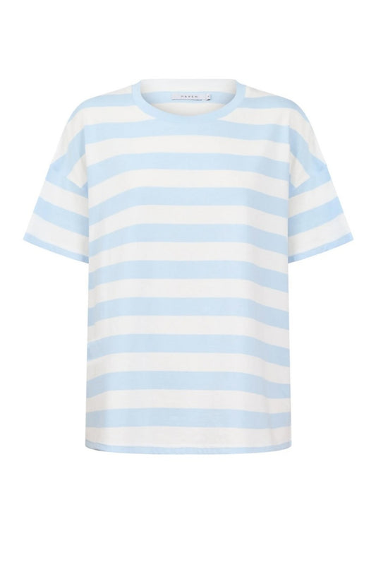 HAVEN COLUMBUS STRIPE T-SHIRT BABY BLUE