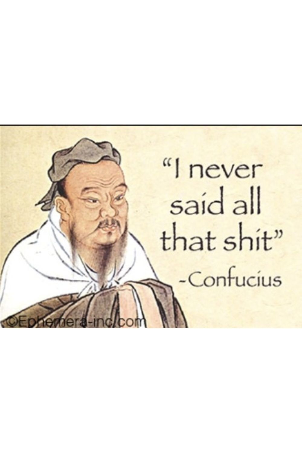 CONFUCIUS MAGNET