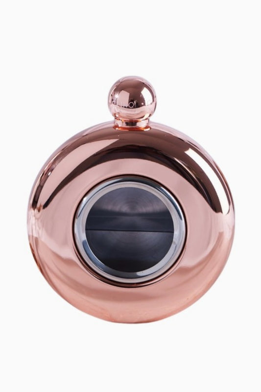 COPPER HIP FLASK