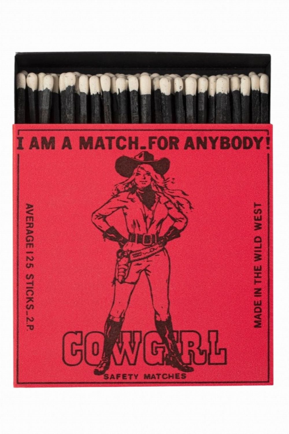 ARCHIVIST GALLERY COWGIRL MATCH BOX