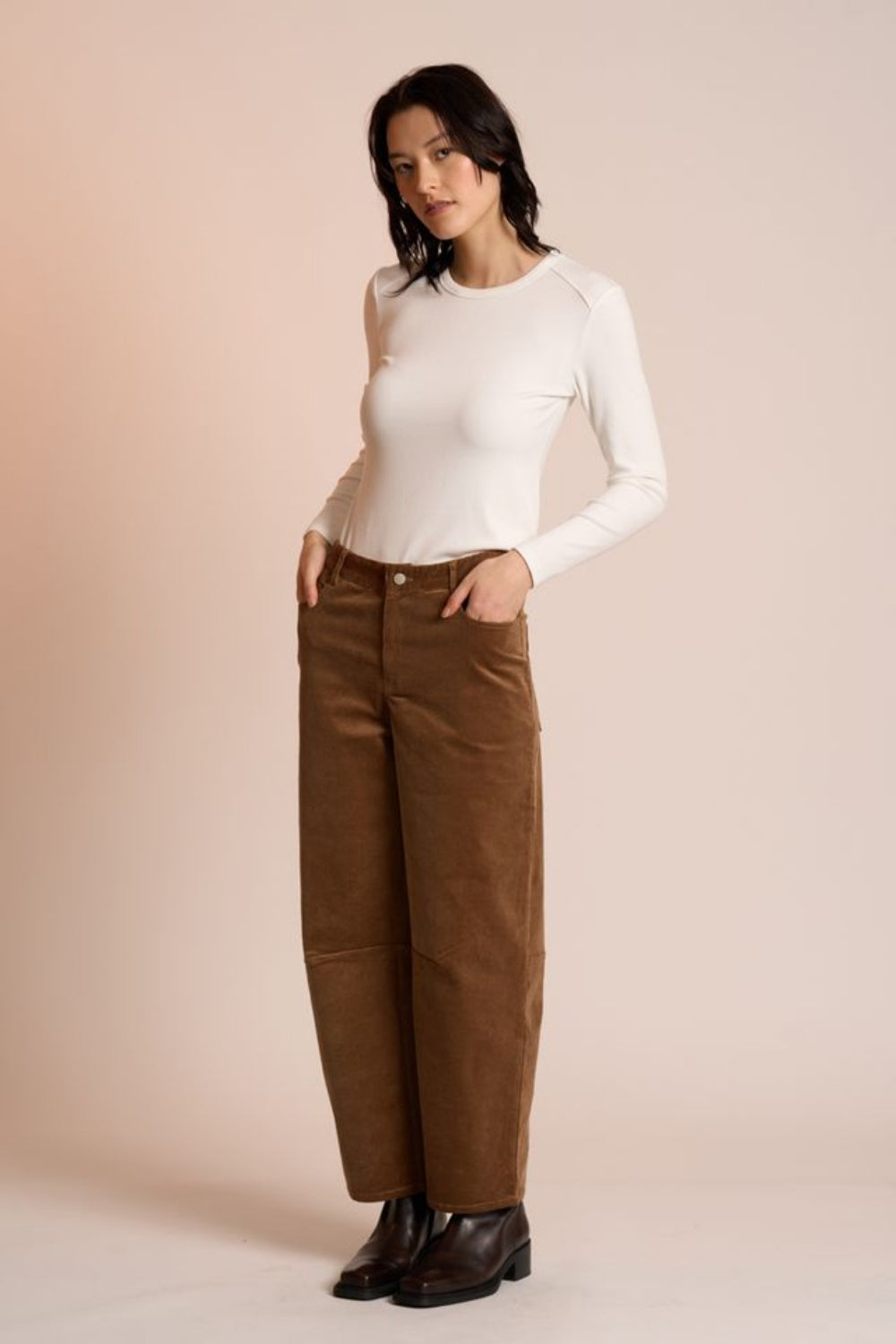 NERIS DAKOTA CORDUROY PANT CARAMEL