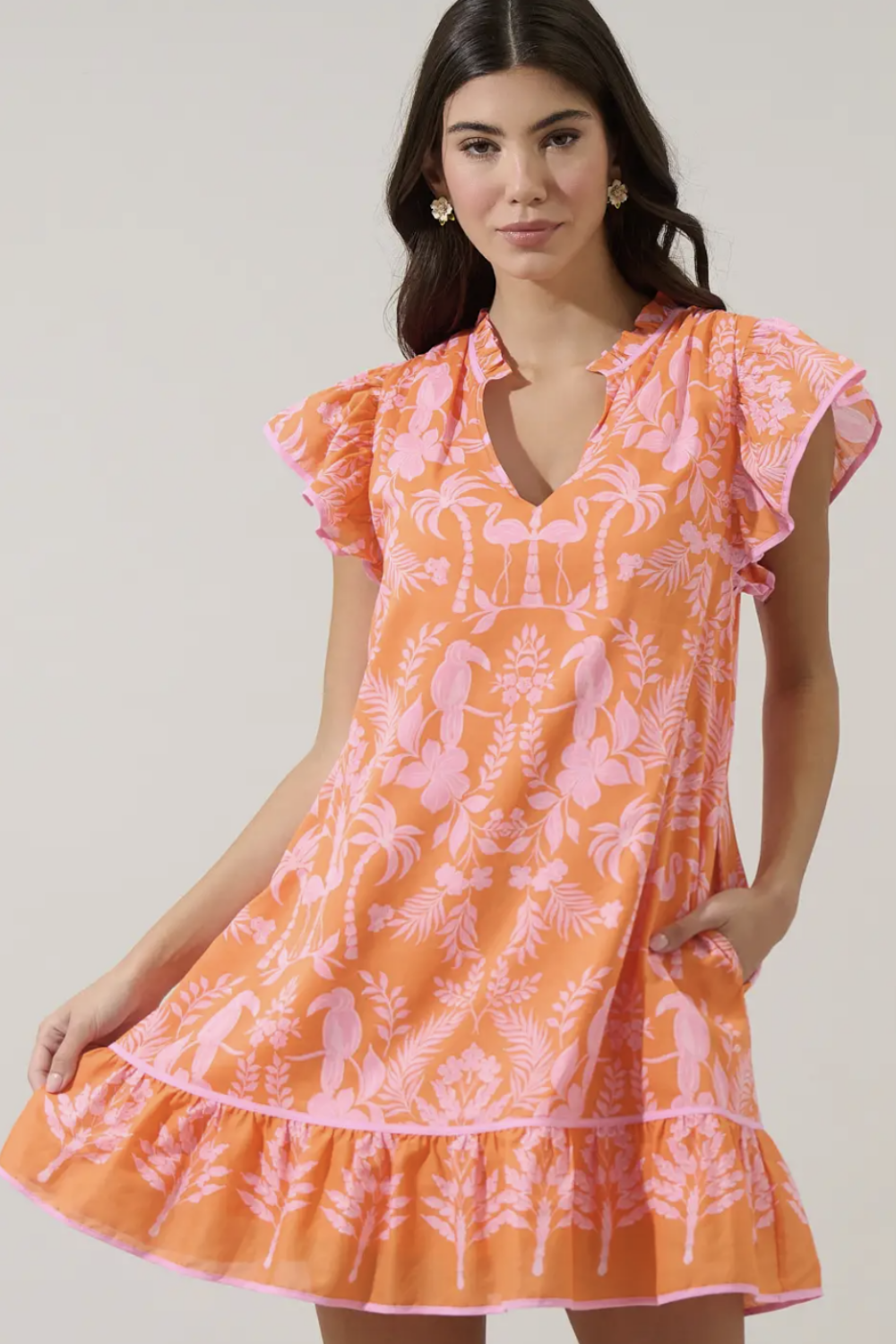 PEACHES + DREAM MINI DRESS