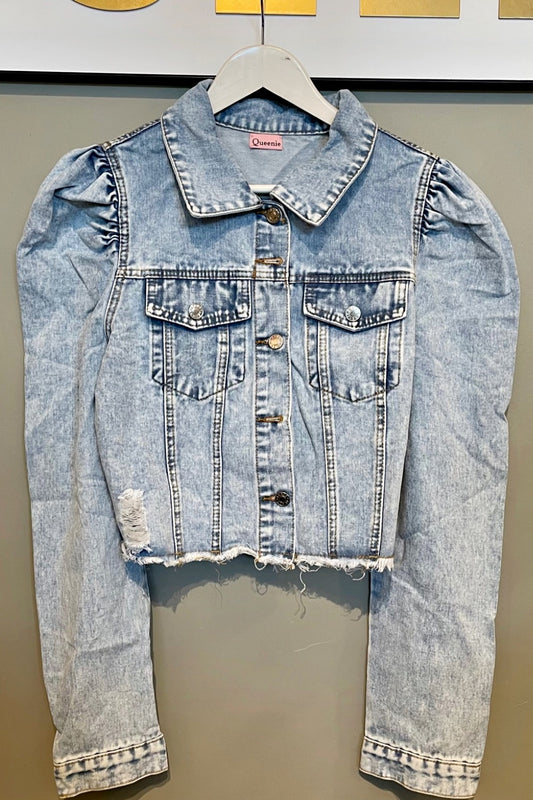 QUEENIE DOWNTOWN DENIM JACKET