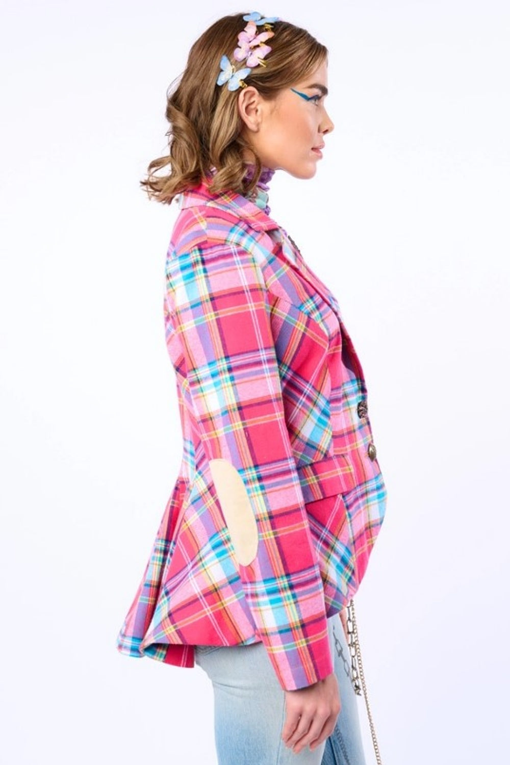 ARATTA DULCE PLAID BLAZER