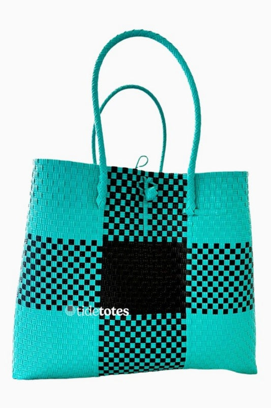 PURE DI CASA ELEMENTAL BASKET TURQUOISE LARGE