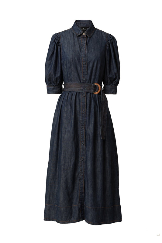 EMILY LOVELOCK VERONICA DENIM DRESS