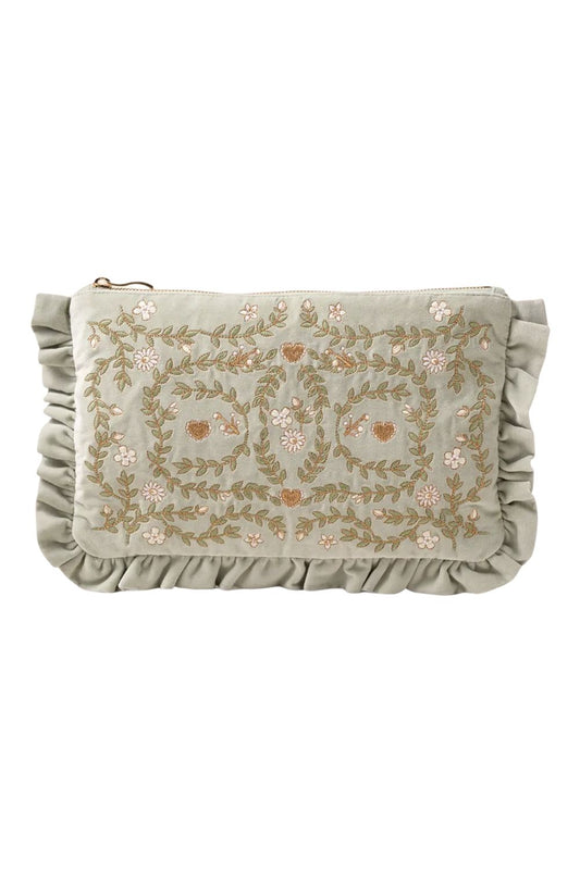 ELIZABETH SCARLETT ENGLISH GARDEN POUCH