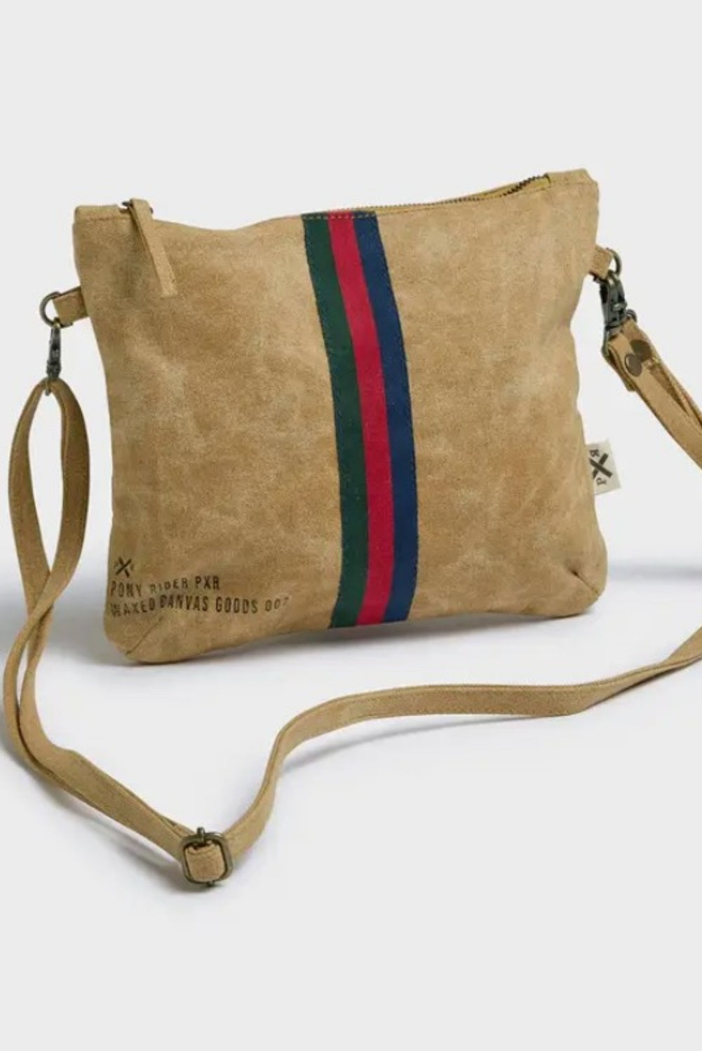 PONY RIDER ESCAPEE CLUTCH WITH STRAP GOLDEN TAN