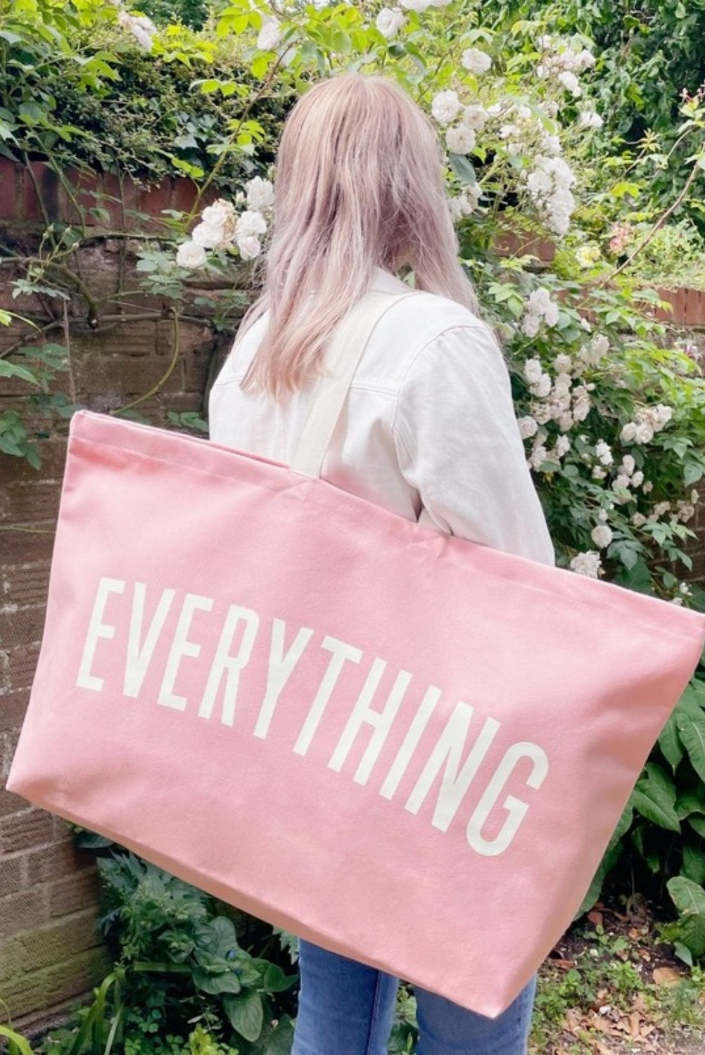 ALPHABET BAGS EVERTHING BAG PINK