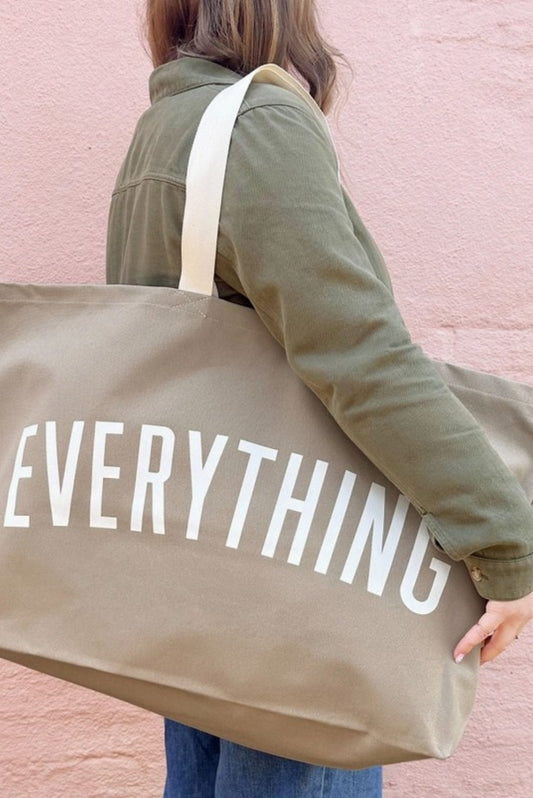 ALPHABET BAGS EVERTHING BAG STONE