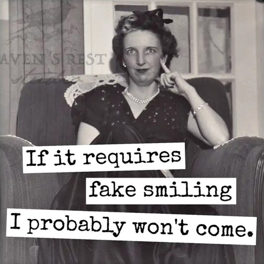 FAKE SMILING MAGNET