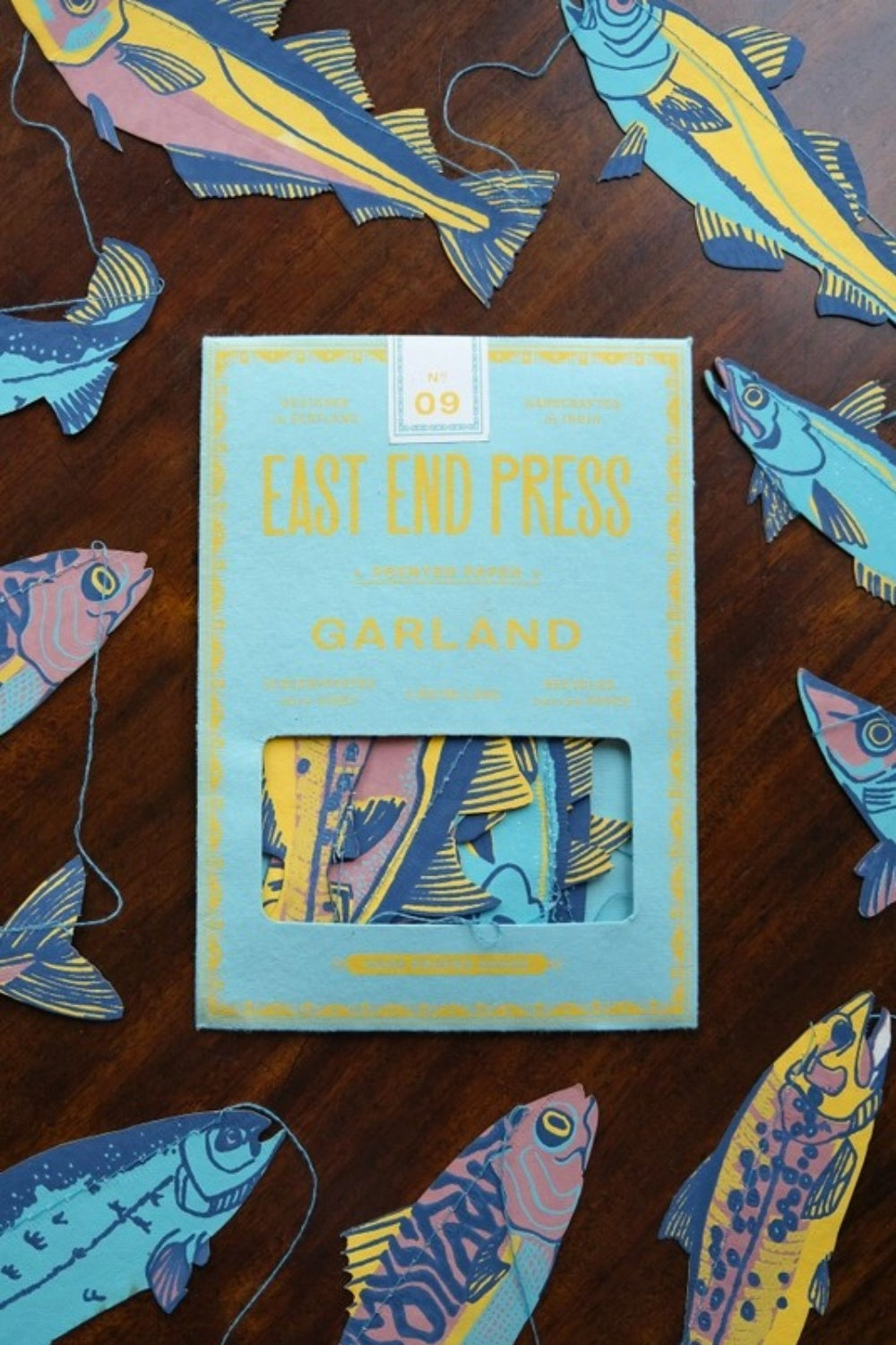 EAST END PRESS FISH PAPER GARLAND