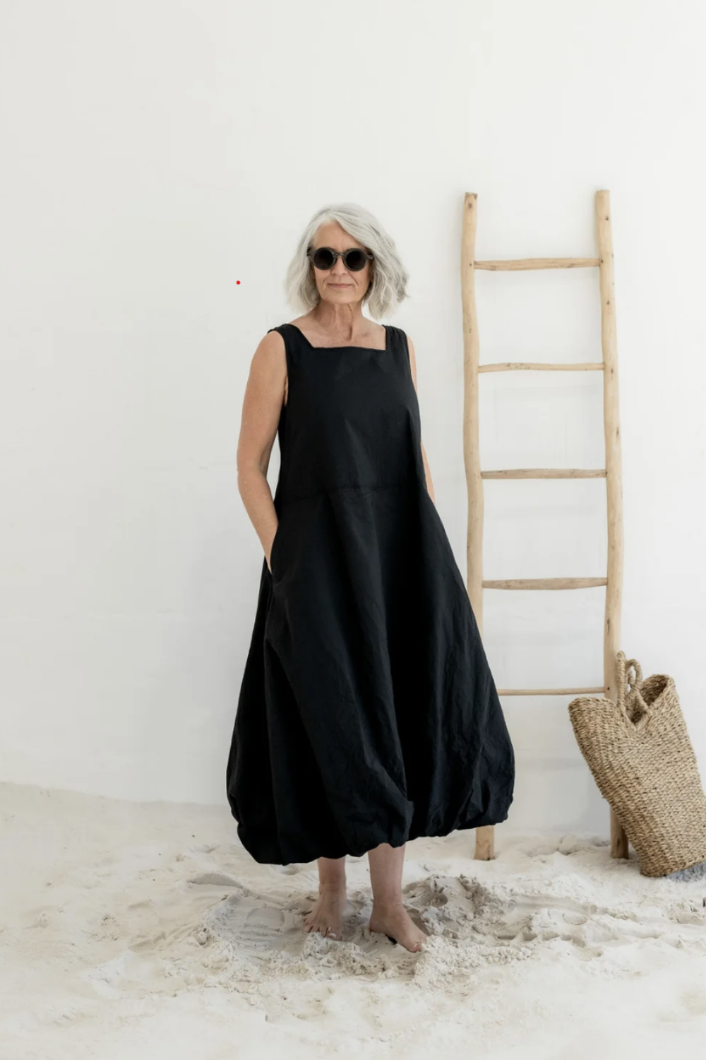 MEG BY DESIGN FITZROY MAXI DRESS BLACK