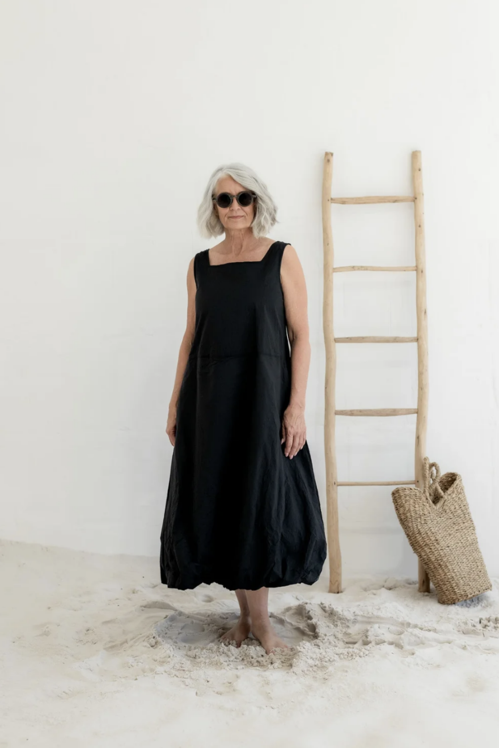 MEG BY DESIGN FITZROY MAXI DRESS BLACK