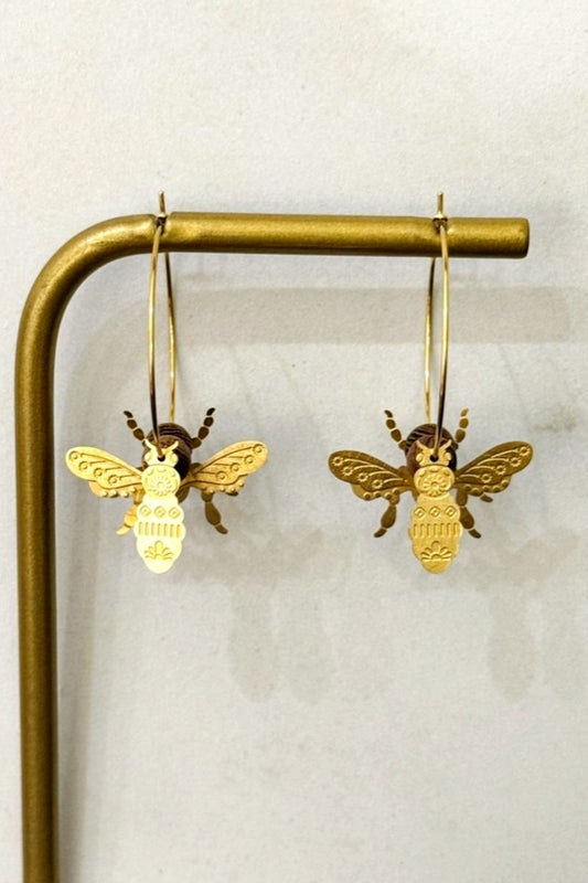 GOLDEN BEE EARRINGS