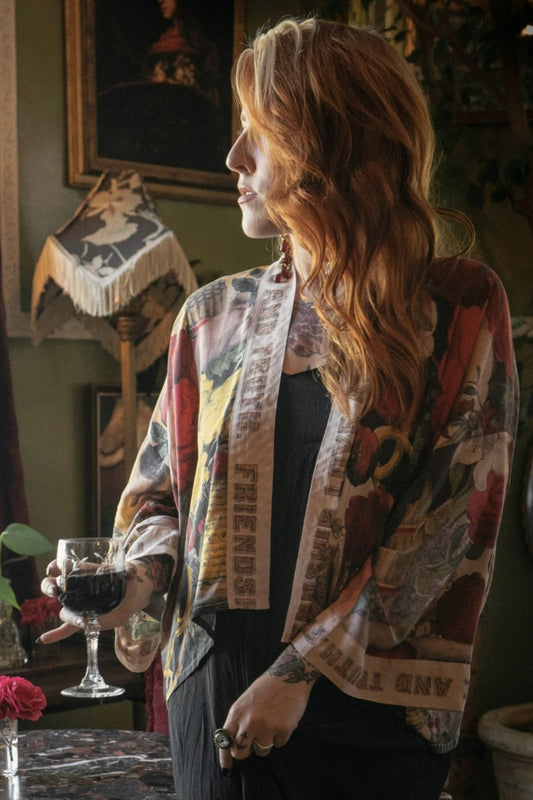 PRE-ORDER MARKET OF STARS FRIENDSHIP, LOVE + TRUTH CROPPED KIMONO