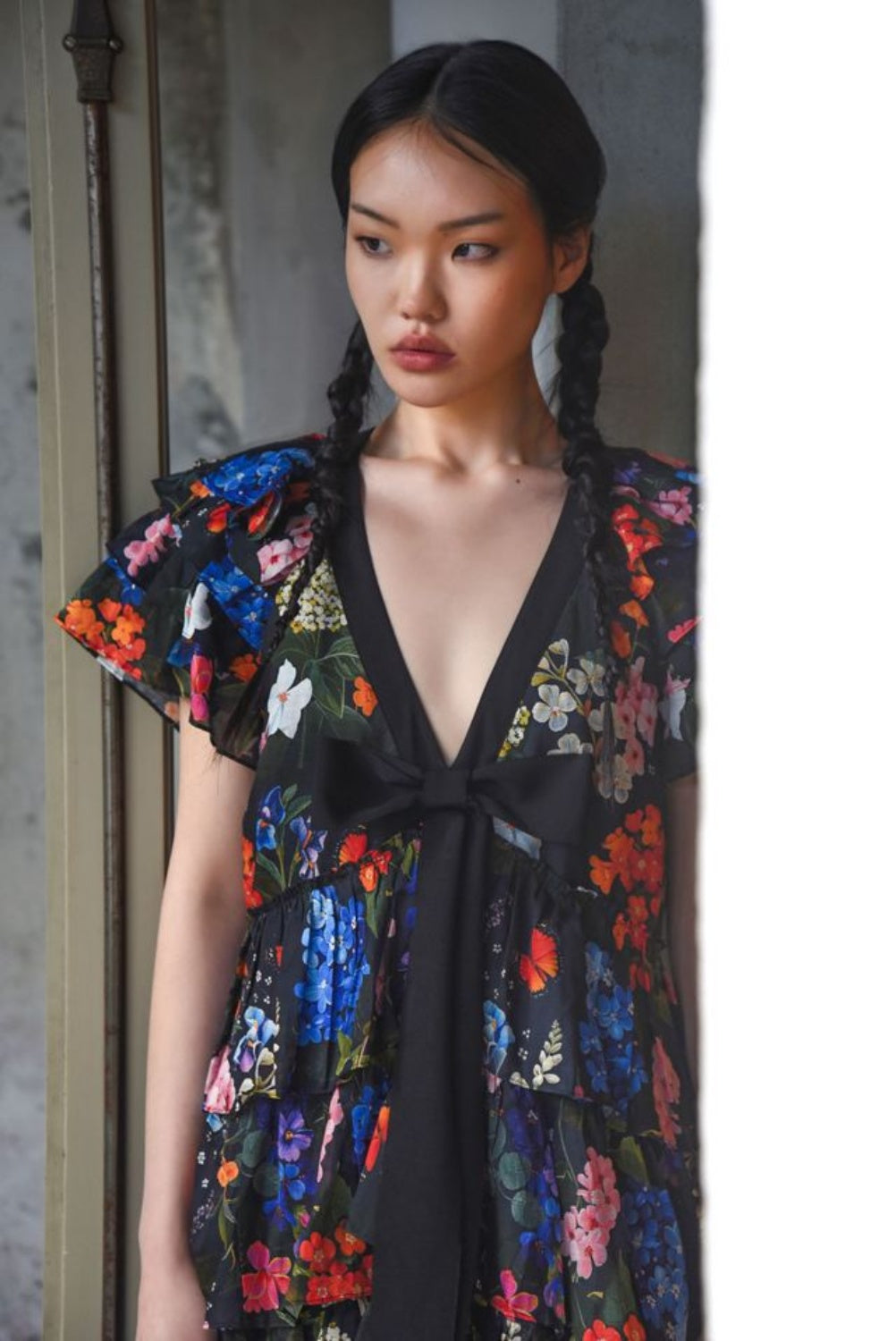 TRELISE COOPER I'M FRILLING FOR YOU DRESS KNOWLEDGE IS FLOWERS