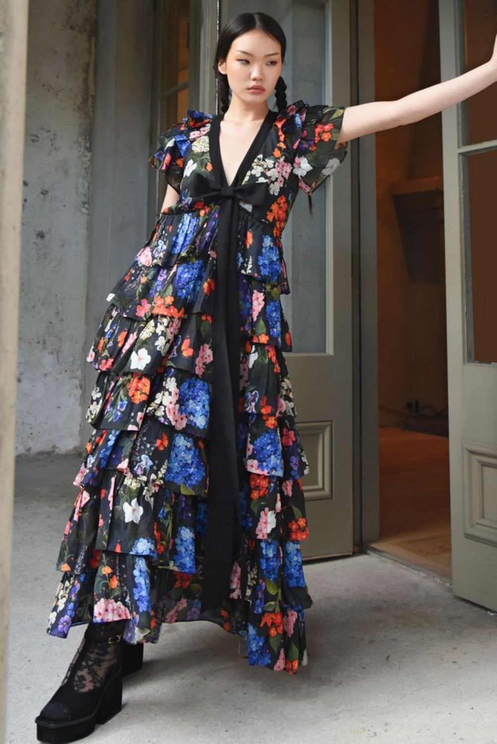 TRELISE COOPER I'M FRILLING FOR YOU DRESS KNOWLEDGE IS FLOWERS