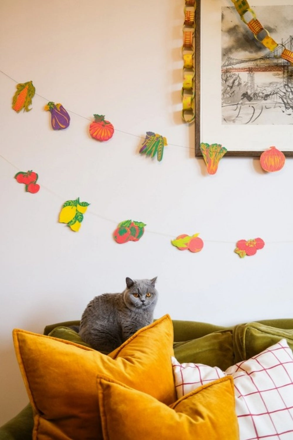 EAST END PRESS FRUIT PAPER GARLAND
