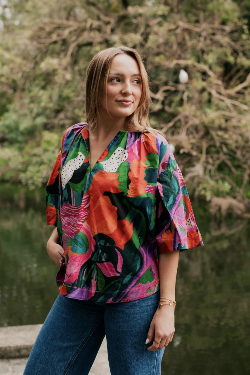 KENNEDY FUCHSIA FEVER TOP