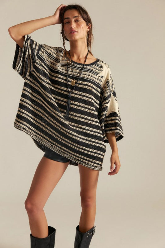 FREE PEOPLE FUN IN THE SUN TEE