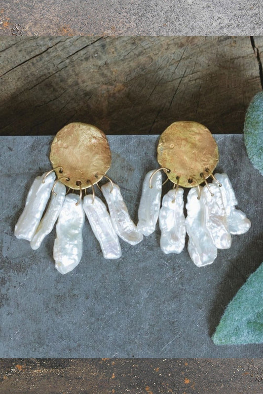 EMILIE SHAPIRO GARDENIA EARRINGS