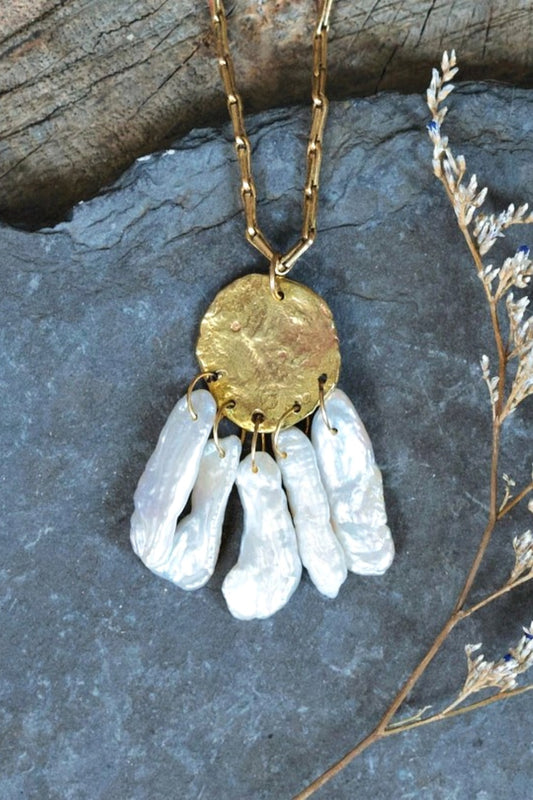 EMILIE SHAPIRO GARDENIA PENDANT