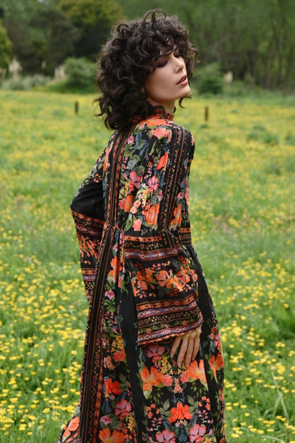 CURATE GLAMOUR TO GO DRESS FLORAL FINERY