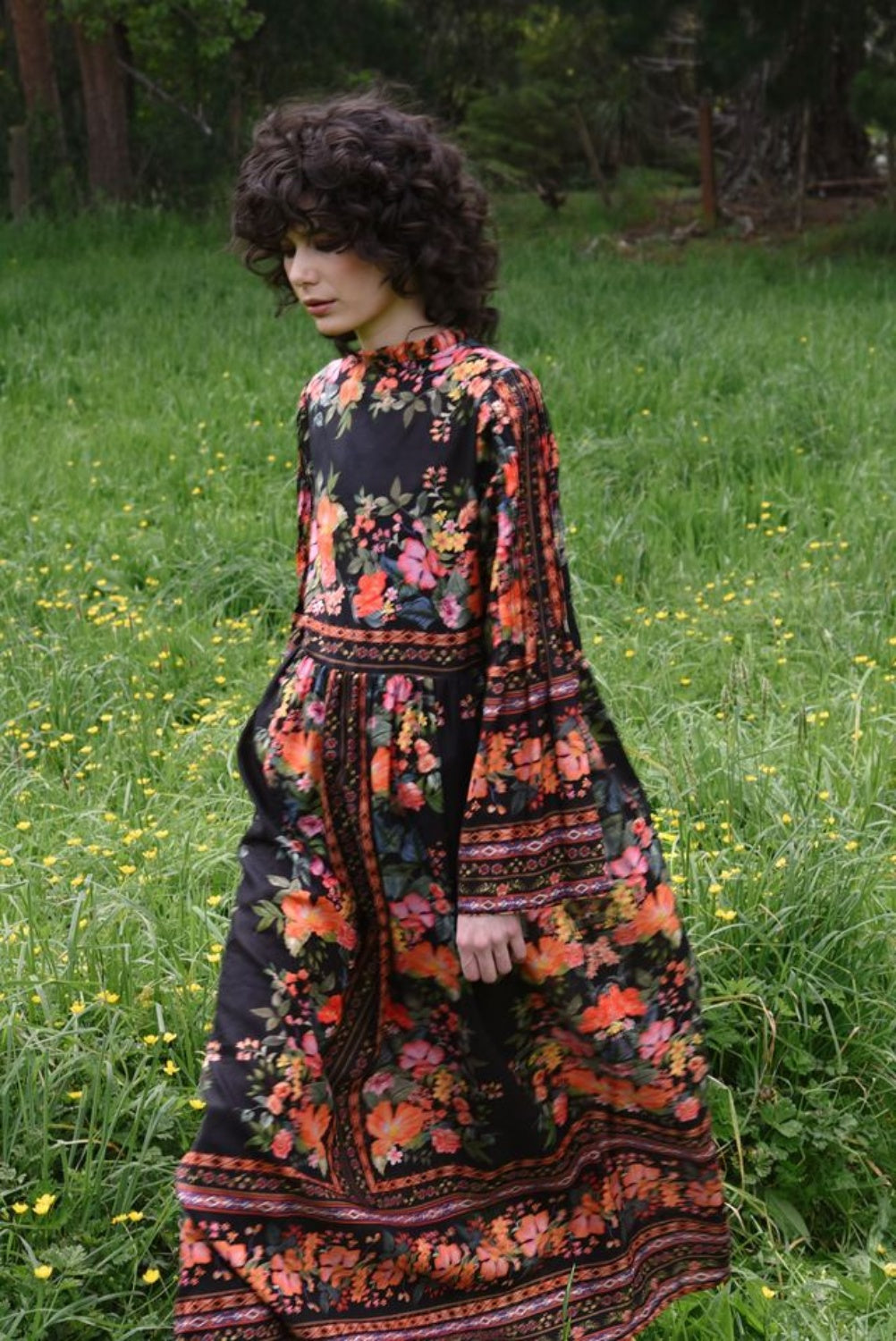 CURATE GLAMOUR TO GO DRESS FLORAL FINERY