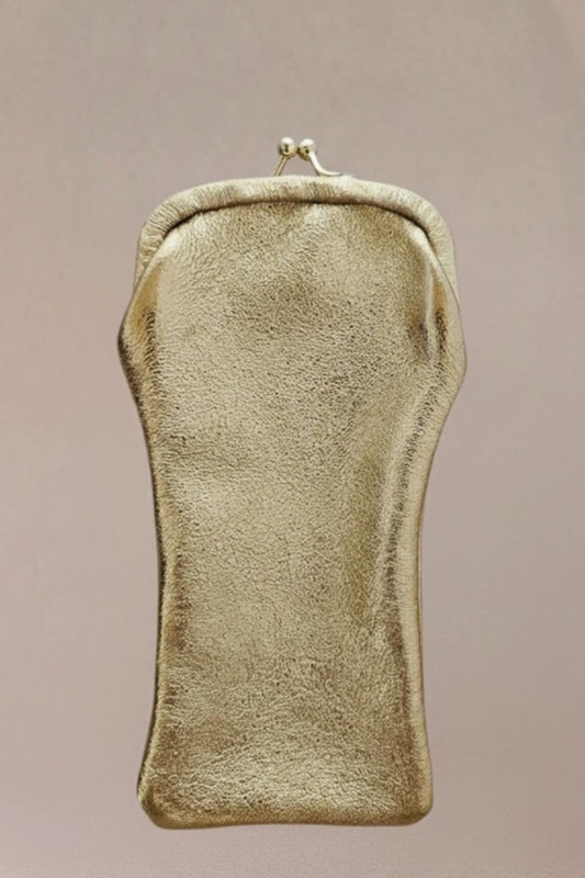 MAEVE GLASSES CASE GOLD