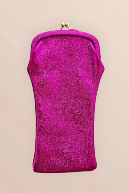 MAEVE GLASSES CASE HOT PINK