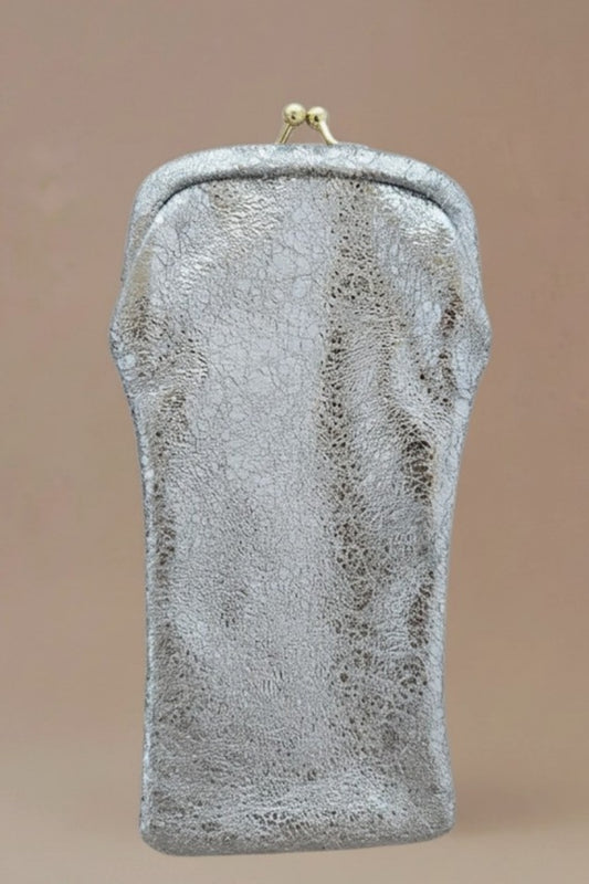 MAEVE GLASSES CASE SILVER