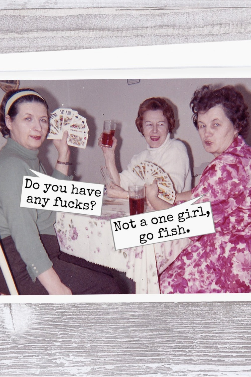 GO FISH GREETING CARD