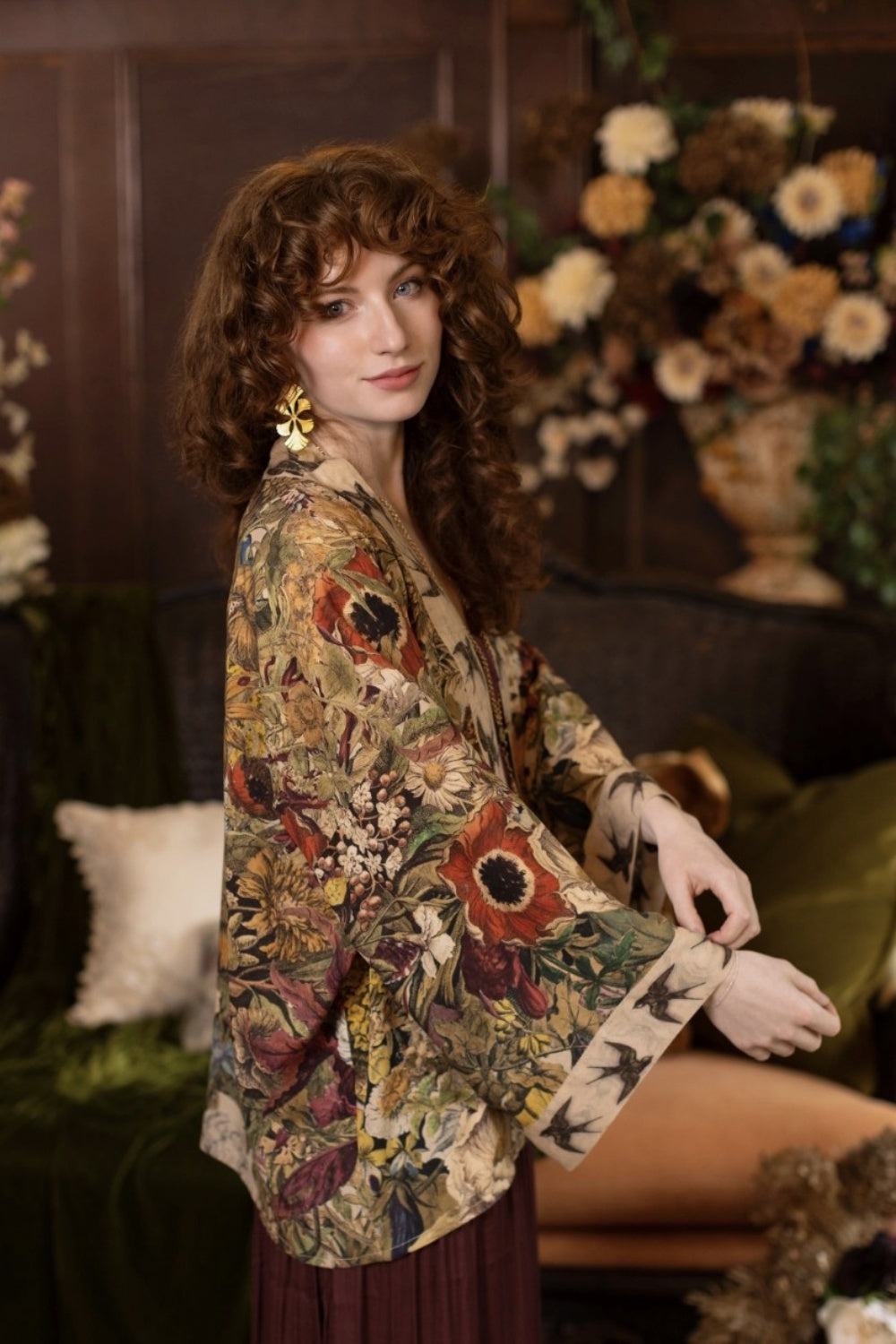 PRE-ORDER MARKET OF STARS GOLDEN HOUR PIXIE CROPPED KIMONO