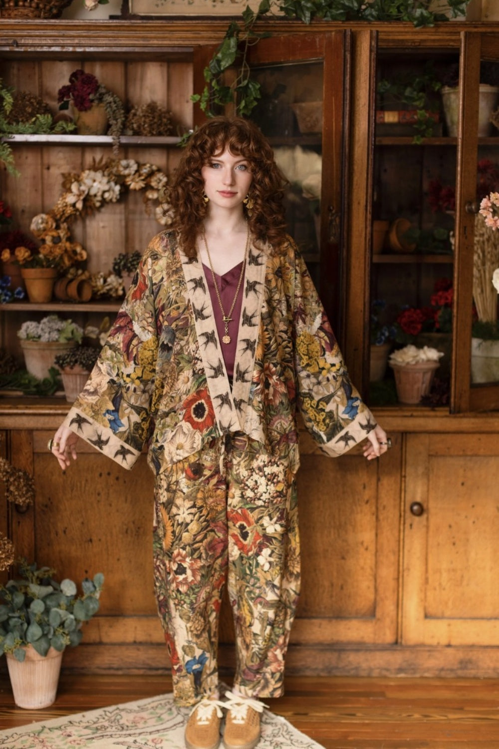 PRE-ORDER MARKET OF STARS GOLDEN HOUR PIXIE CROPPED KIMONO