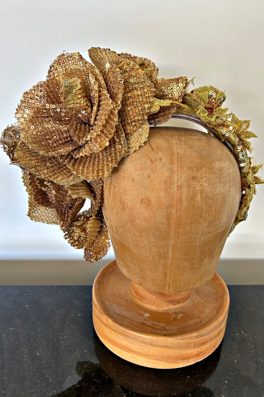 FLORA FASCINATA GOLDIE ROCKS HEADPIECE