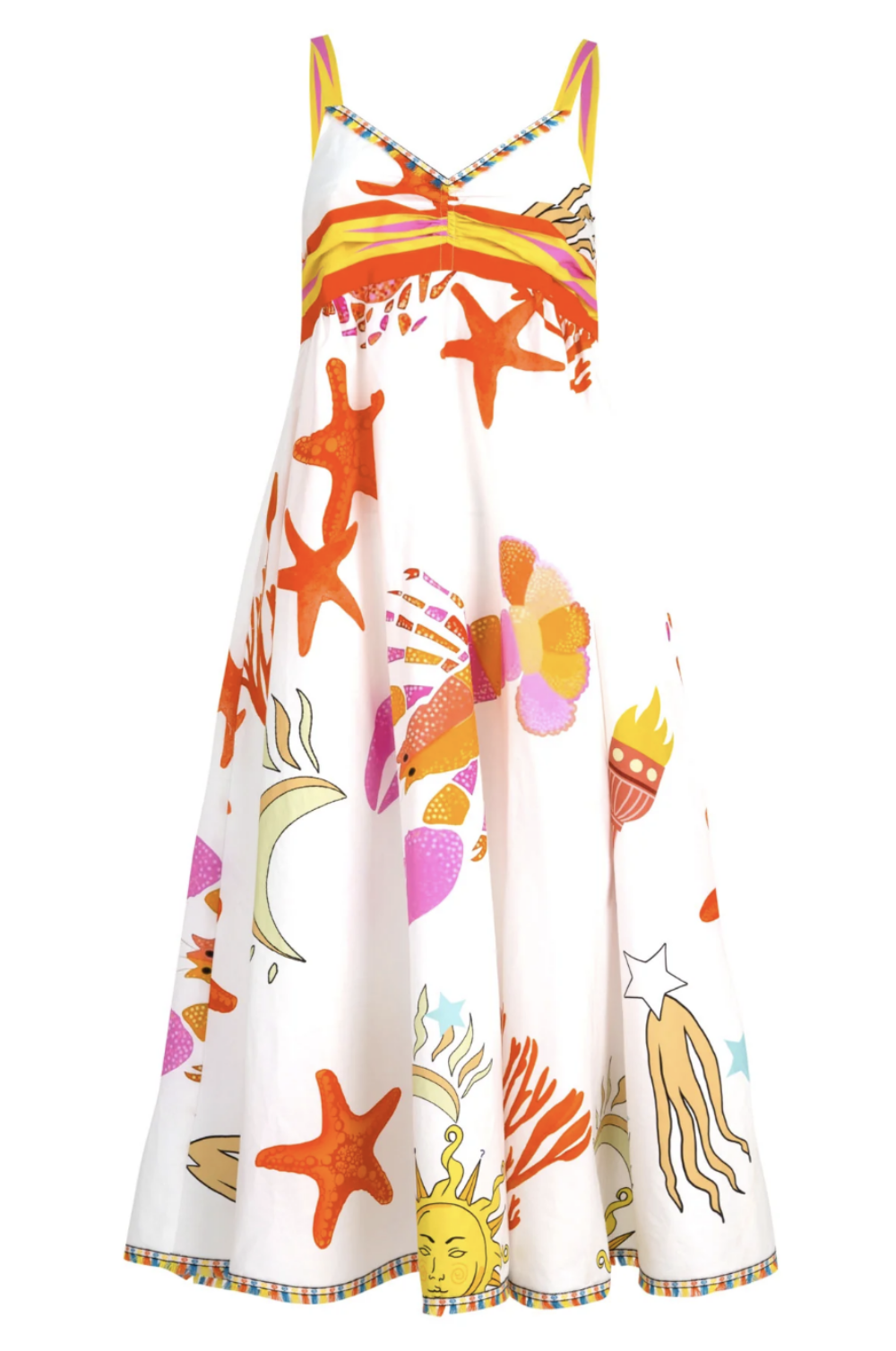 CURATE GOOD DAY SUNSHINE DRESS WHITE SUN