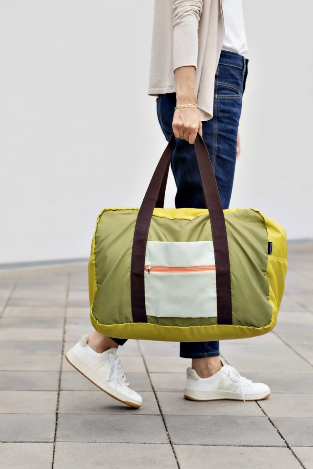 ON YOUR WAY FOLDABLE TRAVEL BAG GREEN