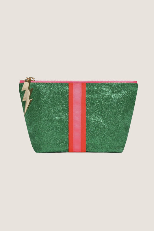 COCKATOO SUMMER GREEN GLITTER BAG