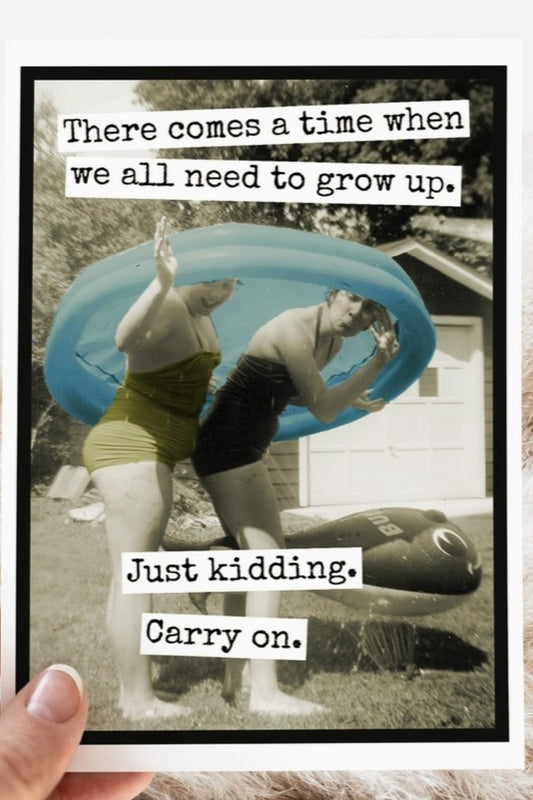 GROW UP CARD