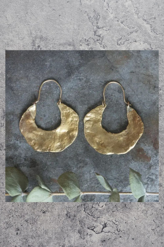 EMILIE SHAPIRO HALF MOON EARRINGS
