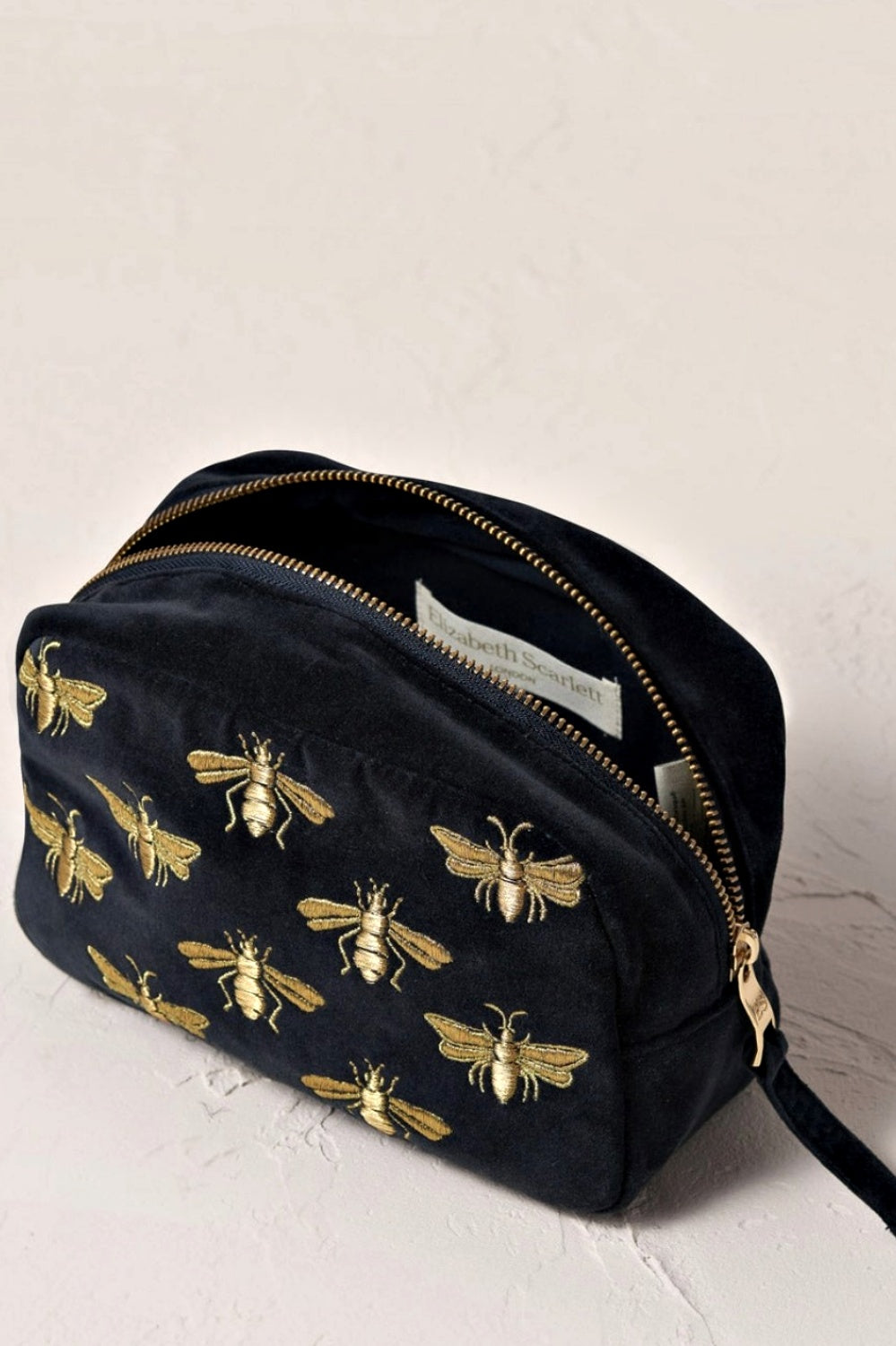 ELIZABETH SCARLETT HONEY BEE MAKE UP BAG