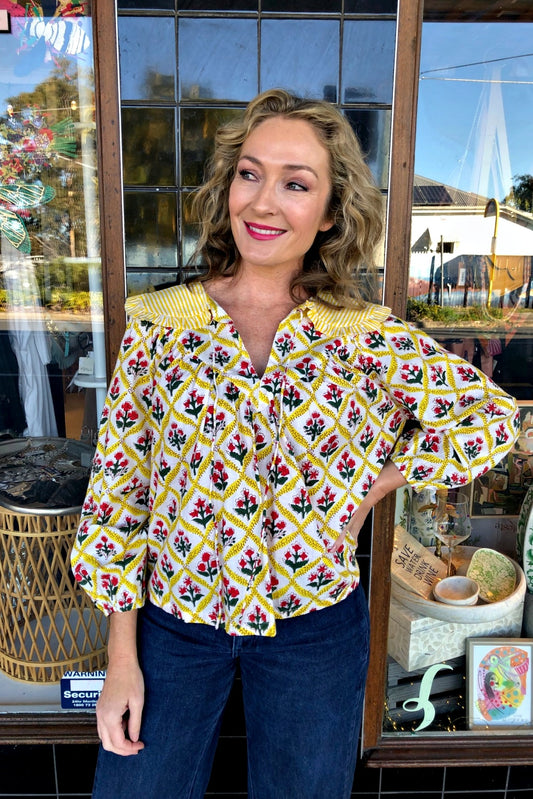 ROSELLE LALA BLOUSE LITTLE SUNSHINE