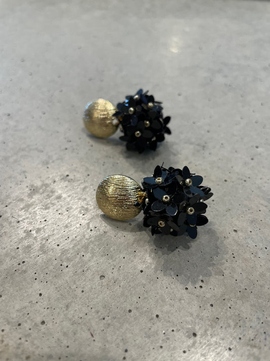 BON BON PENDANT EARRINGS BLACK